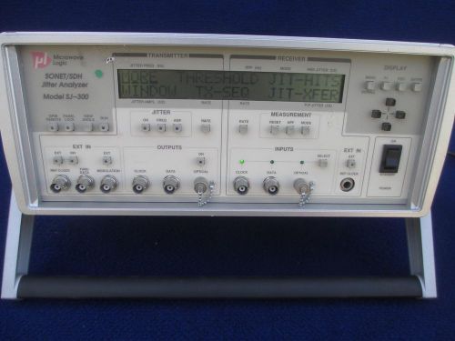 #W498 ul Microwave Logic Sonet SDH Jitter Analyzer SJ-300-12-BWD