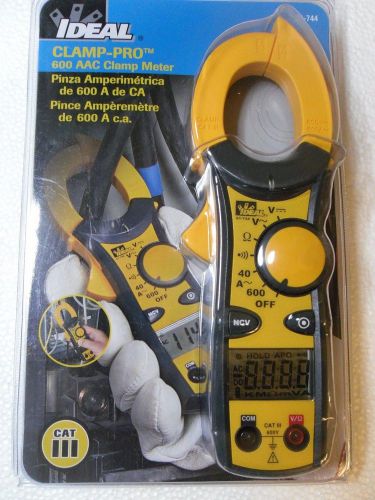 IDEAL INDUSTRIES 61-744 Clamp-Pro Clamp Meter 600 Amps