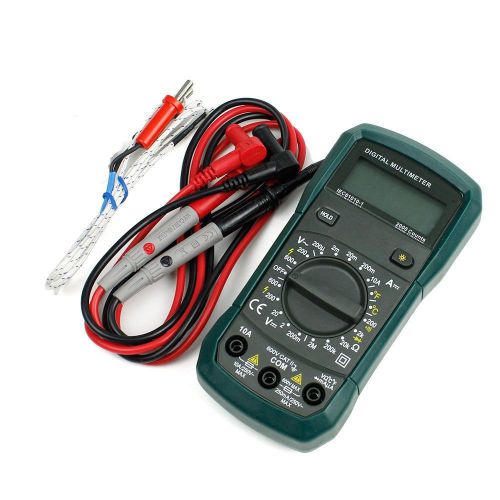 Digital Clamp Meter Voltage AC DC Resistance Diode Temperature Continuity Tester