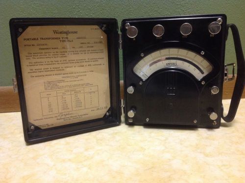 Vintage-Westinghouse-Portable-Ammeter-Type-PA-5