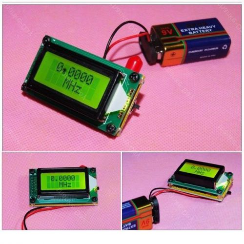 High Precision 500 MHz RF Frequency Counter + Antenna for Ham Radio Hobbist