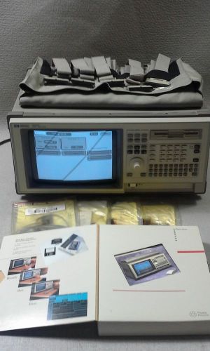 Hp 1660c logic analyzer with probes and quick start trainig kit ~no doa~ for sale