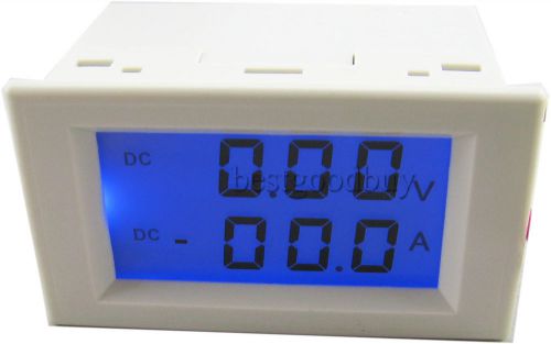 DC0-19.99V/50A digital LCD DC voltmeter Ammeter volt Ampere panel meter Monitor