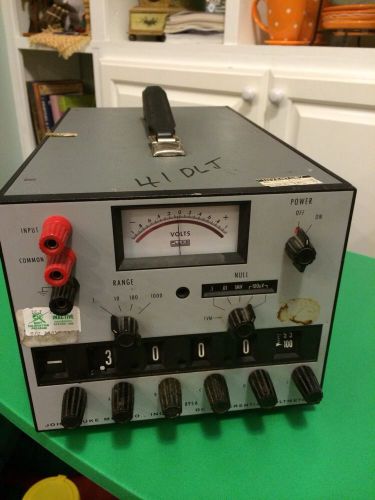 Fluke 895A DC Differential Voltmeter Vintage