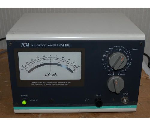 TOA DC Microvolt Ammeter PM-18U