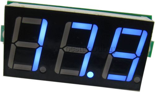 3 bits 0.56&#034; DC4.0-30V led digital voltmeter blue digital volt gauge panel meter