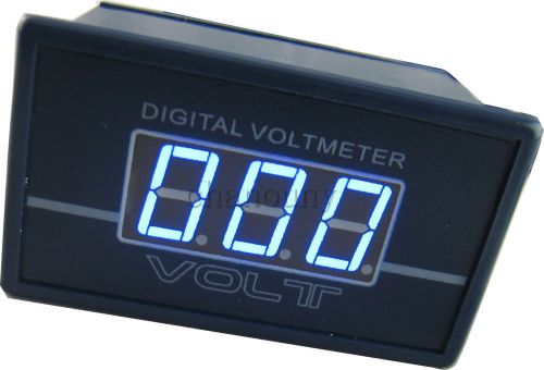 Ac0-599v blue led ac digital voltmeter volt meters gauge power monitors display for sale