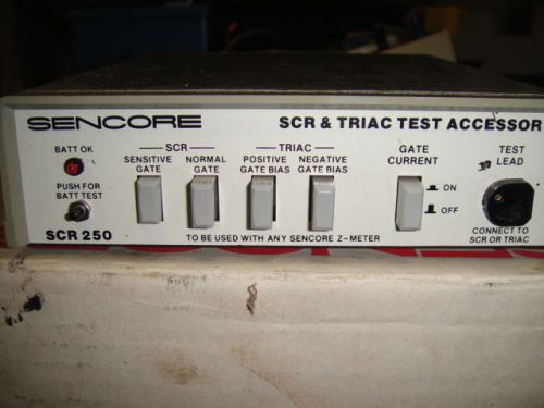 Sencore SCR250 SCR &amp; Triac Test Accessory for any Sencore Z-Meter
