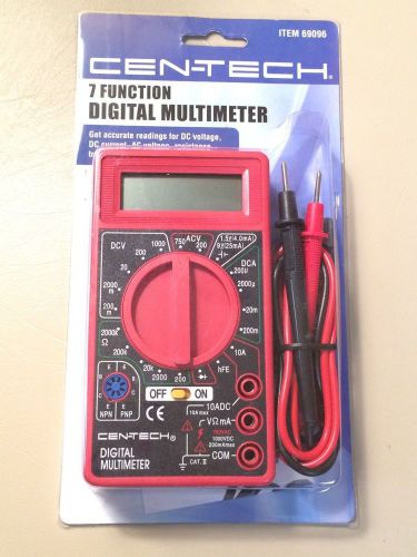 7 Function Digital Volt Meter Multimeter Tool #69096