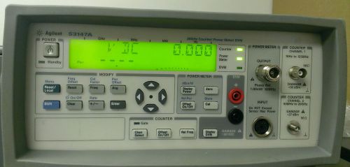Agilent 53147a 20GHz Counter/ Power Meter/ DVM