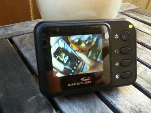 Whistler wireless inspection video camera w/ light &amp; color lcd monitor euc for sale