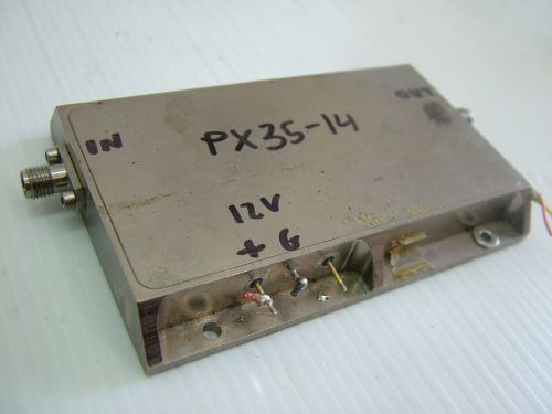 RF POWER AMPLIFIER 13.5 - 14GHz 35dbm ( 3W ) PX35-14