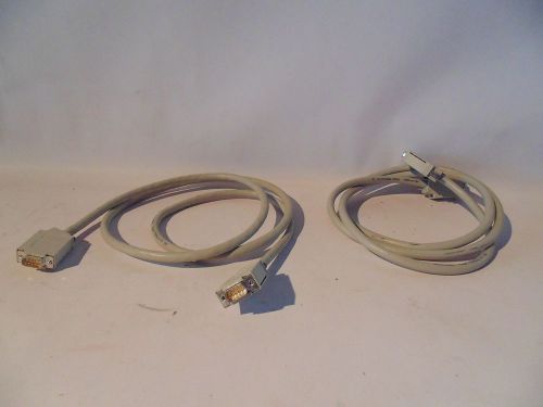 LOT OF 2 HELUKABEL RS2332 DB9 5&#039; MALE CABLES PAAR-TRONIC-CY CE (S12-12C)