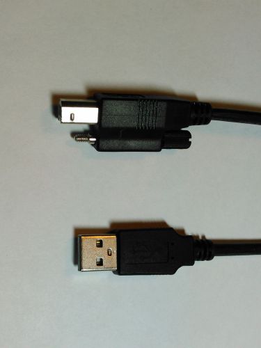 National Instruments NI 198506-01 Locking USB cable cdaq crio chassis  Type b