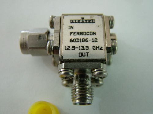 FERROCOM RF ISOLATOR 60D186-12 12.5 - 13.5GHz  microwave