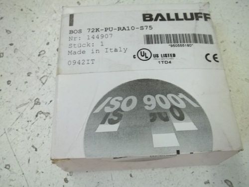 BALLUFF BOS 72K-PU-RA10-S75 PHOTOELECTRIC SENSOR *NEW IN A BOX*