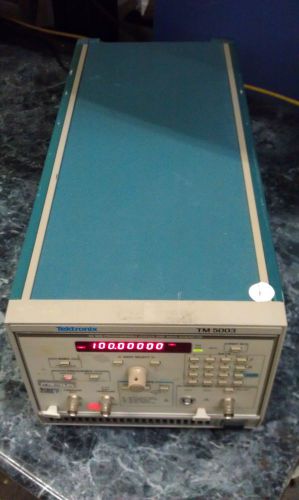 Tektronix sg 5030 programmable leveled sine wave generator plug in w/tm 5003 for sale
