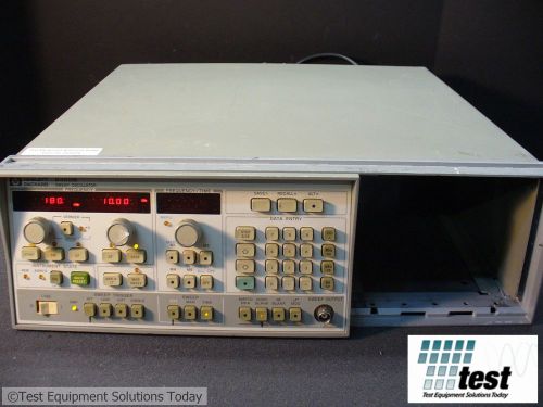 Agilent HP 8350B Sweep Oscillator Mainframe  ID #23374 TEST