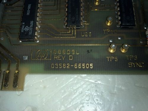 03582-66505 board for HP 3582A Spectrum Analyzer