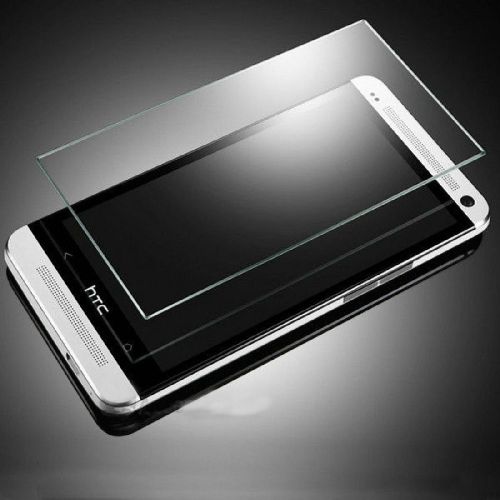 High quality tempered glass premium real film screen protector for htc one m7 for sale