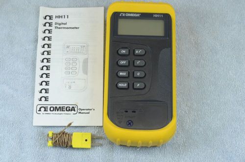 Omega Single Input Digital Thermometer HH11