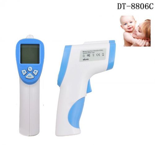Non-contact body ir infrared laser backlight lcd digital temperature gun dt8806c for sale