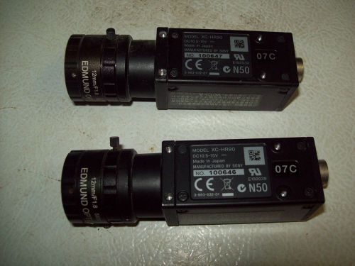 Sony XC-HR90, 1/3&#034; Progressive Scan CCD camera,