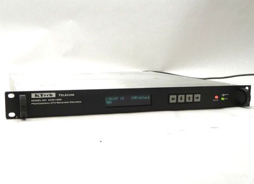 K-TECH TELECOM DVM-150E RACKMOUNT 1U PRO DTV HDTV  HD TV RECEIVER/DECODER  ASI