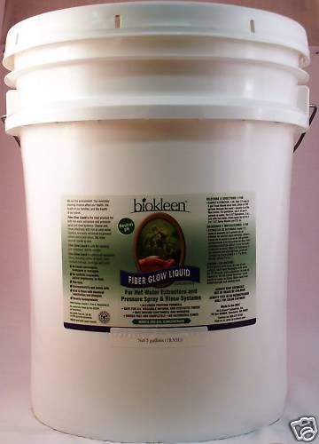 Biokleen natural fiber glow liquid carpet cleaner 5gal. for sale