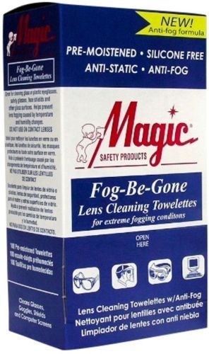 MAGIC Lens Cleaning Fog-Be-Gone Towelettes  (121 in the box)