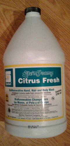 Spartan Lite N Foamy Citrus Fresh BioRenewables Hand, Hair and Body Wash