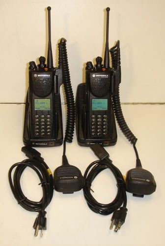 Pair xts3000 model 3 uhf 403-470mhz portable radios, p25  frs/gmrs complete set for sale