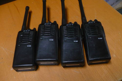 LOT OF 4 HYT TC 500 V2  Two-Way Radio150-174 MHz read ad 16 CH
