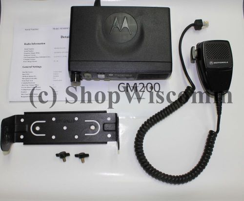 Motorola CM200 438-470 MHz UHF 25-44 Watt Radio M50RPC9AA1AN Ham Cab #CM200