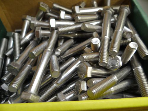 200 Stainless Steel 5/16 X 2 1/2 Bolts Hex Head 2 Boxes 100 Ea Dottie MBS516121