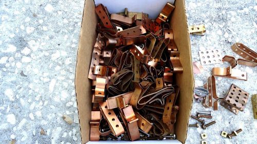 102+ Copper Brass Straps Ground Hose Screw Clamp Electric HVAC Metal Bands Pipe