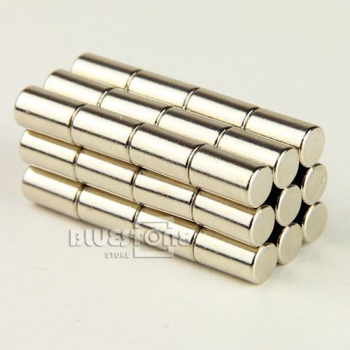 Lots100 Super Strong Round Cylinder  Magnets 6 x 10mm Rare Earth Neodymium N35