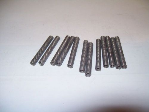 COMPRESSION SPRING LOT   INCONEL X 750   (3.6 #/in Approx. Rate)  12 PCS.