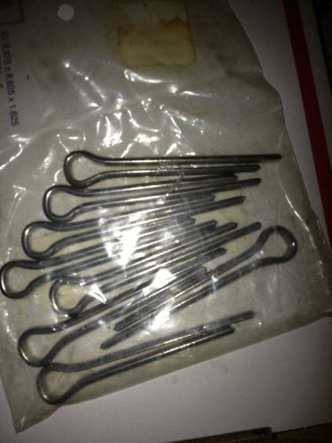 1/4&#034; x 2&#034; 316 stainless steel cotter pins ,8 pack, extended prong chisel point for sale