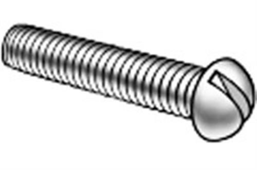 #4-40x3/8 machine screw slotted round hd unc brass pk 50 for sale