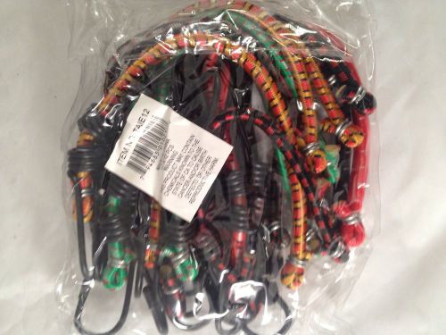 12 PIECE 12&#034; BUNGEE CORDS TAIE12