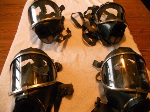 ( 4 )  Drager Full Face Air Mask.  ( Nice Condition )