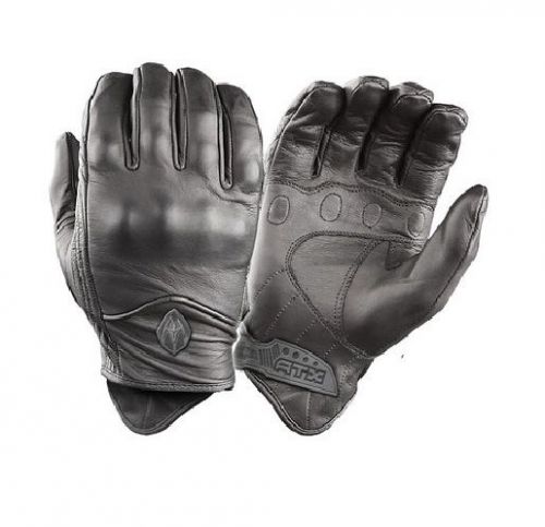 Damascus ATX95LG Black Size Large All-Leather Gloves with Knuckle Armor