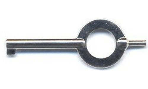 Peerless police handcuff key fits standard s&amp;w hand cuff key nickel silver for sale