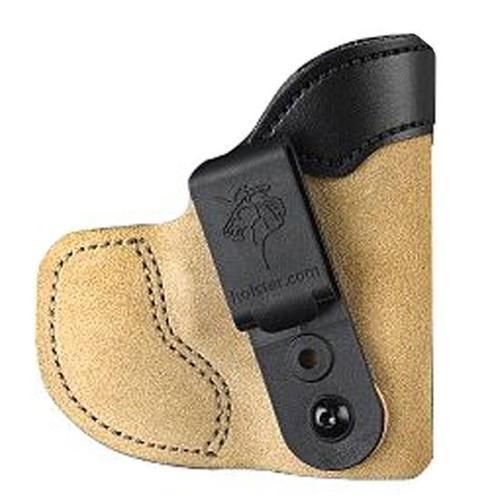 Desantis 111namk tan leather/kydex rh pocket-tuk pocket holster for sig p290 for sale