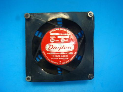 DAYTON 110 CFM AXIAL FAN 4C550, 3100 RPM, .34A, 24 WATTS, 115 V, NOS