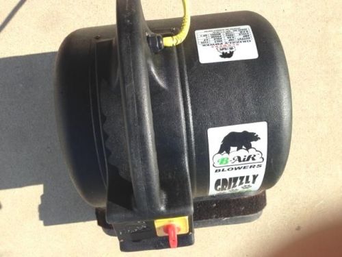 ***used: b-air grizzly blower model gp-1 - 1hp - 3 speeds*** for sale