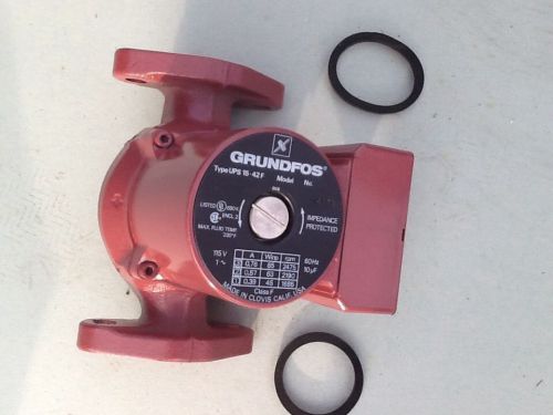 GRUNDFOS Hot Water Circulator Pump UPS-15-42F 3 Speed 115 V