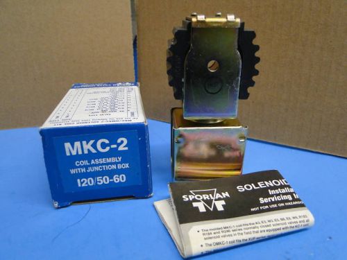 Sporlan MKC-2 Coil Assembly w/Junction Box 120V