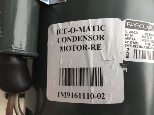 ICE O MATIC REMOTE CONDESER MOTOR, 9161110-02